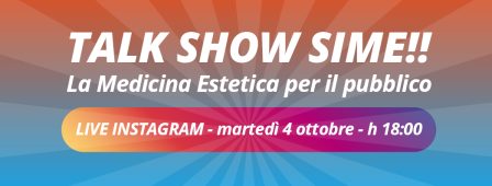 3° Talk Show - 4 ottobre 2022 ore 18:00 live su Instagram