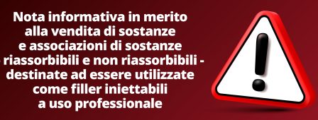 Nota informativa filler - Direzione generale dei dispositivi medici e del farmaco